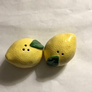 Lemon Salt and Pepper Shakers